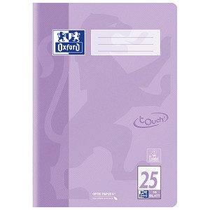 OXFORD Schulheft TOUCH Lineatur 25 liniert DIN A4 Außenrand, 16 Blatt, 1 St.