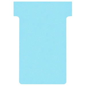 FRANKEN TK118 Größe 1 T-Steckkarten blau, 100 St.
