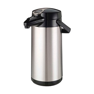 BRAVILOR BONAMAT Isolierkanne Airpot Furento schwarz, silber 2,2 l, 1 St.