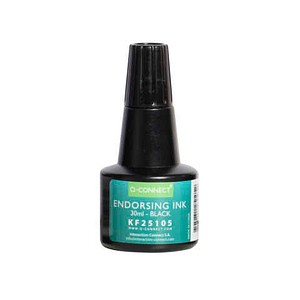 Q-CONNECT Stempelfarbe schwarz 28,0 ml