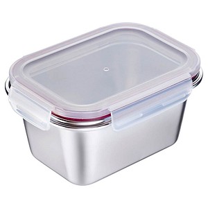 WESTMARK Frischhaltedose 9,0 cm hoch silber 1,0 l, 1 St.