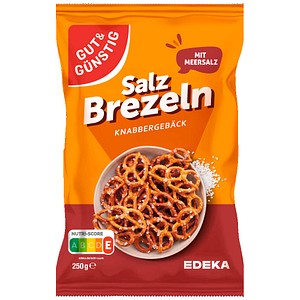 GUT&GÜNSTIG Salzbrezeln Gebäck 250,0 g, 1 St.