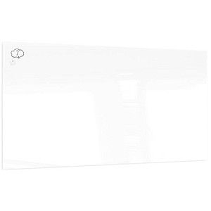 ALLboards Glas-Magnettafel Premium 240,0 x 120,0 cm perlweiß