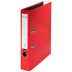 VON LEITZ Ordner rot Karton 5,0 cm DIN A4, 1 St.