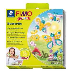 STAEDTLER Modelliermasse FIMO® kids Butterfly mehrfarbig
