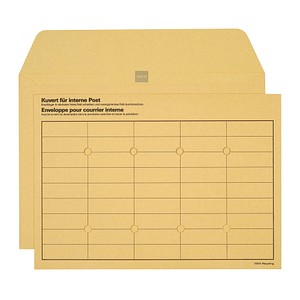 ELCO Hauspostversandtaschen DIN C4 ohne Fenster braun 250 St.