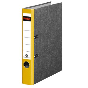 Printus Ordner gelb marmoriert Karton 5,0 cm DIN A4, 1 St.