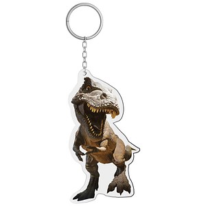 ROTH Reflektor-Anhänger Tyrannosaurus braun