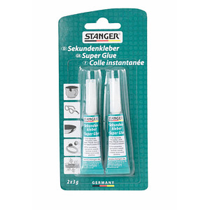 STANGER Sekundenkleber 2x 3,0 g, 2 St.