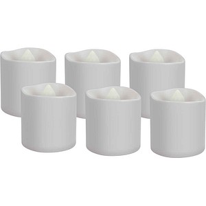 goobay LED-Teelichter weiß, 6 St.