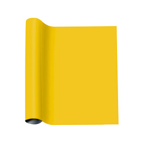 plottiX Wandtattoo-Folie gelb 31,5 cm x 1,0 m,  1 Rolle