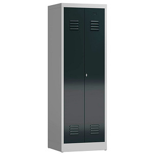 ClassiX Spind anthrazit, lichtgrau X-510428, 1 Schließfach 59,0 x 50,0 x 180,0 cm