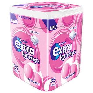 extra® Refreshers BUBBLEMINT Kaugummis 35 Dragees, 1 St.