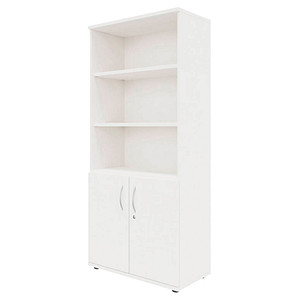 fm Regalschrank Basic, 4260761570761 weiß 80,0 x 44,2 x 185,1 cm, 1 St.