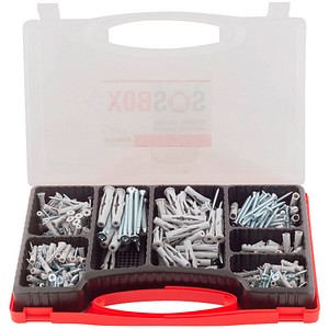fischer SOS-Box S / FU + S 533629 Universaldübel-Sortiment, 210 St.