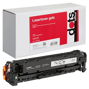 dots  gelb Toner kompatibel zu HP 410X (CF412X)