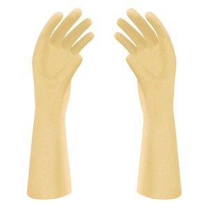 Meditrade® unisex OP-Handschuhe Gentle Skin® Isopretex® beige Größe 8,5, 50 Paar