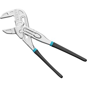 HAZET Zangenschlüssel 762-18, Länge: 18,0 cm, 1 St.