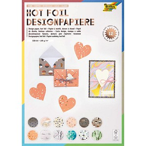 folia Motivblock Hotfoil3 farbsortiert 165 g/qm 12 Blatt folia Motivblock Hotfoil3 farbsortiert 165 g/qm 12 Blatt
