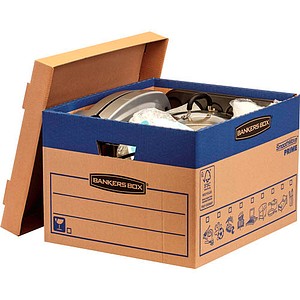Bankers Box Umzugskartons SmoothMove Prime 44,5 x 38,7 x 29,4 cm, 10 St.