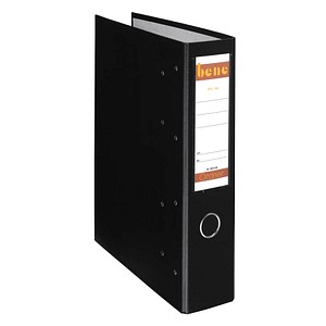 bene Doppelordner schwarz Karton 7,5 cm bene Doppelordner schwarz Karton 7,5 cm