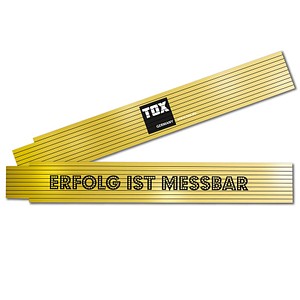 TOX Meterstab ERFOLG IST MESSBAR, 09969005/T, Holz 200 cm