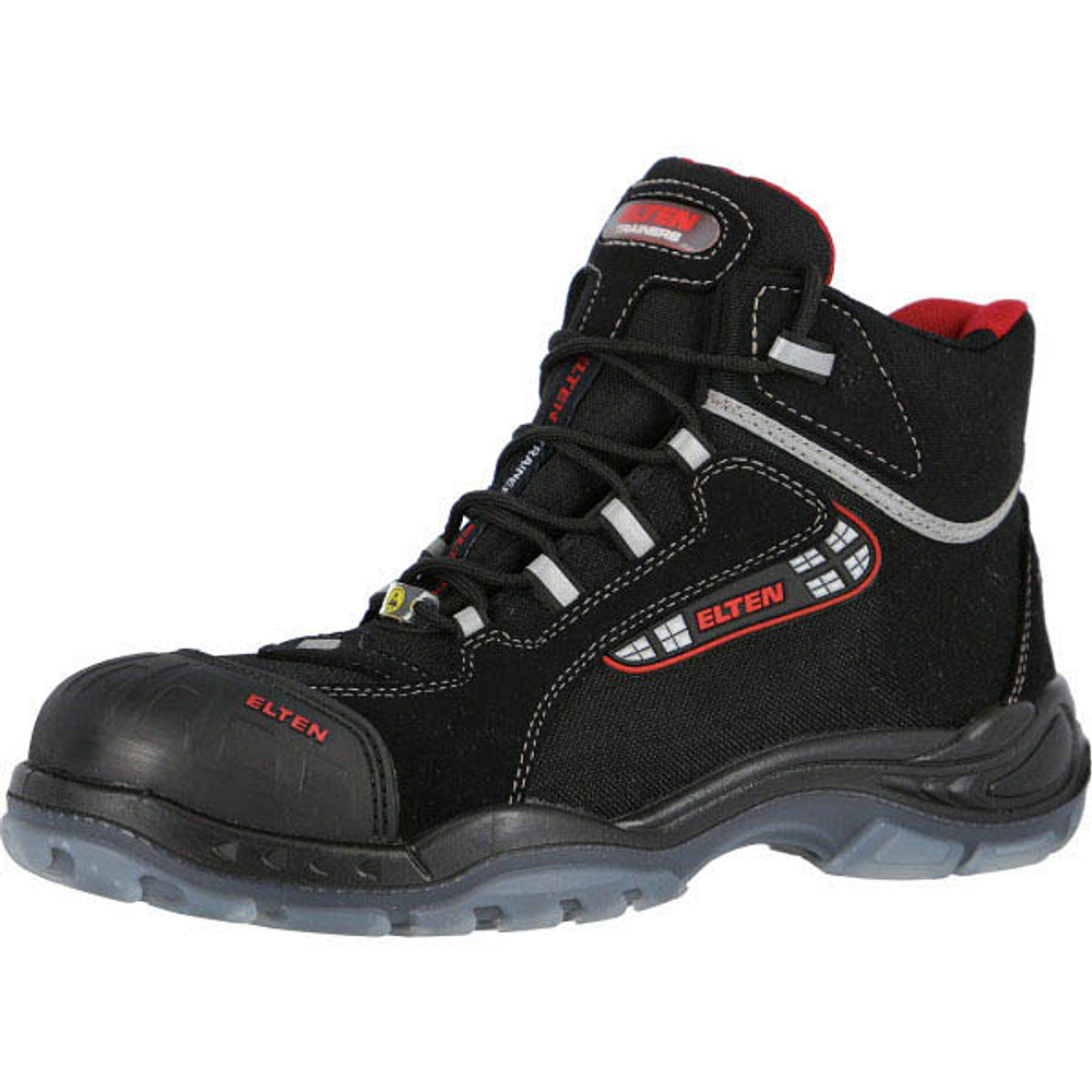 ELTEN Unisex Reaction XXT Pro BOA Mid ESD S3S veiligheidslaarzen, 41 EU, zwart, 41 EU