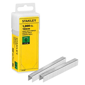 STANLEY Tackerklammern Typ G 12 mm, 1.000 St.