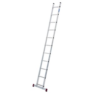 KRAUSE Anlegeleiter CORDA silber 11 Sprossen, H: 310,0 cm