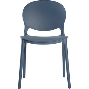 LÜLLMANN Besucherstuhl 230801 rauchblau Kunststoff, 1 St.