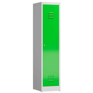 ClassiX Spind gelbgrün, lichtgrau X-515115, 1 Schließfach 41,5 x 50,0 x 180,0 cm