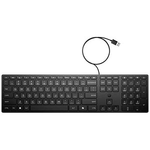 HP 320K Tastatur kabelgebunden schwarz