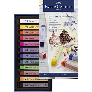 FABER-CASTELL Creative Studio Pastellkreide farbsortiert 12 St.