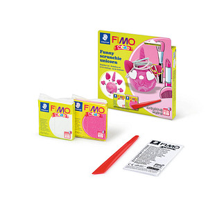 STAEDTLER Modelliermasse FIMO® kids Funny Unicorn mehrfarbig