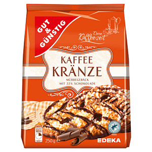GUT&GÜNSTIG Kaffeekränze Gebäck 250,0 g, 1 St.