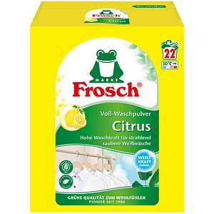 Frosch® Citrus Waschmittel Pulver, 1,45 kg