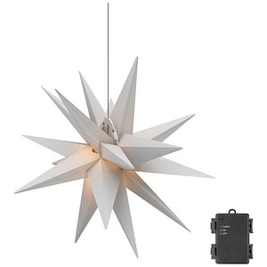 goobay 3D LED Weihnachtsstern weiß, 1 St.