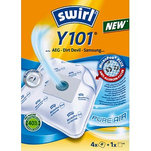 swirl® MicroPor® Plus Y 101 Staubsaugerbeutel, 4 St.