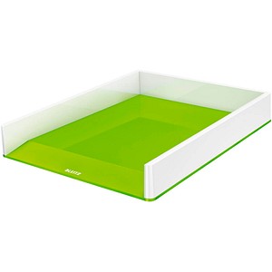 LEITZ Briefablage WOW Duo Colour perlweiß/grün