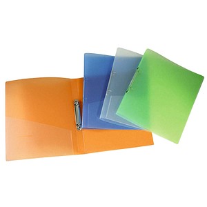 12 DONAU Ringbücher 2-Ringe weiß, blau, grün, orange 3,4 cm DIN A4
