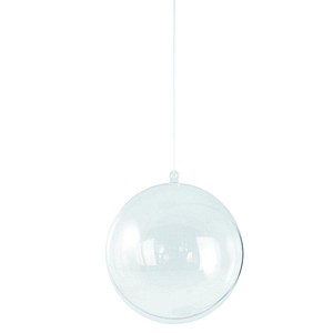 Rayher Plastik-Figur transparent Kugel 2-tlg. 10 cm Ø 10,0 cm, 1 St.