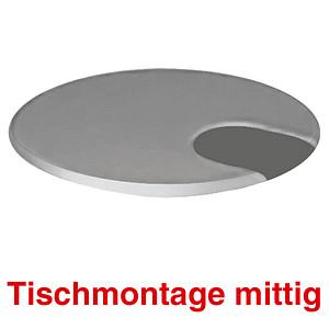 Kerkmann Move 1 Kabeldurchführung 6,0 cm silber