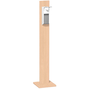 geramöbel Desinfektionsspender stehend S-HS-B buche Holz, Aluminium 1,0 l, 1 St.