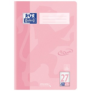 OXFORD Schulheft TOUCH Lineatur 27 liniert DIN A4 mit Rand, 16 Blatt, 1 St.