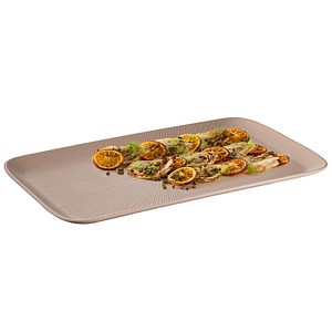 APS Tablett Nero GN 1/1 beige rechteckig 53,0 x 32,5 cm, 1 St.