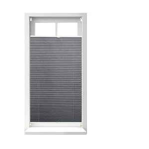 relaxdays Plissee grau 90,0 x 210,0 cm