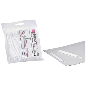 Laurel Heftstreifen EASY CLIP Abheftstreifen weiß Kunststoff, 50 St.