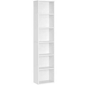 VASAGLE Bücherregal weiß 40,0 x 24,0 x 178,5 cm, 1 St.