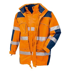 teXXor® Herren Warnjacke Winter TORONTO orange Größe M