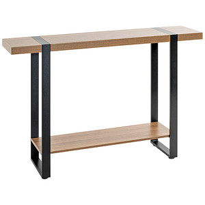HAKU Möbel Konsolentisch rechteckig Spanplatte bologna-eiche 120,0 x 30,0 x 82,0 cm, 1 St.